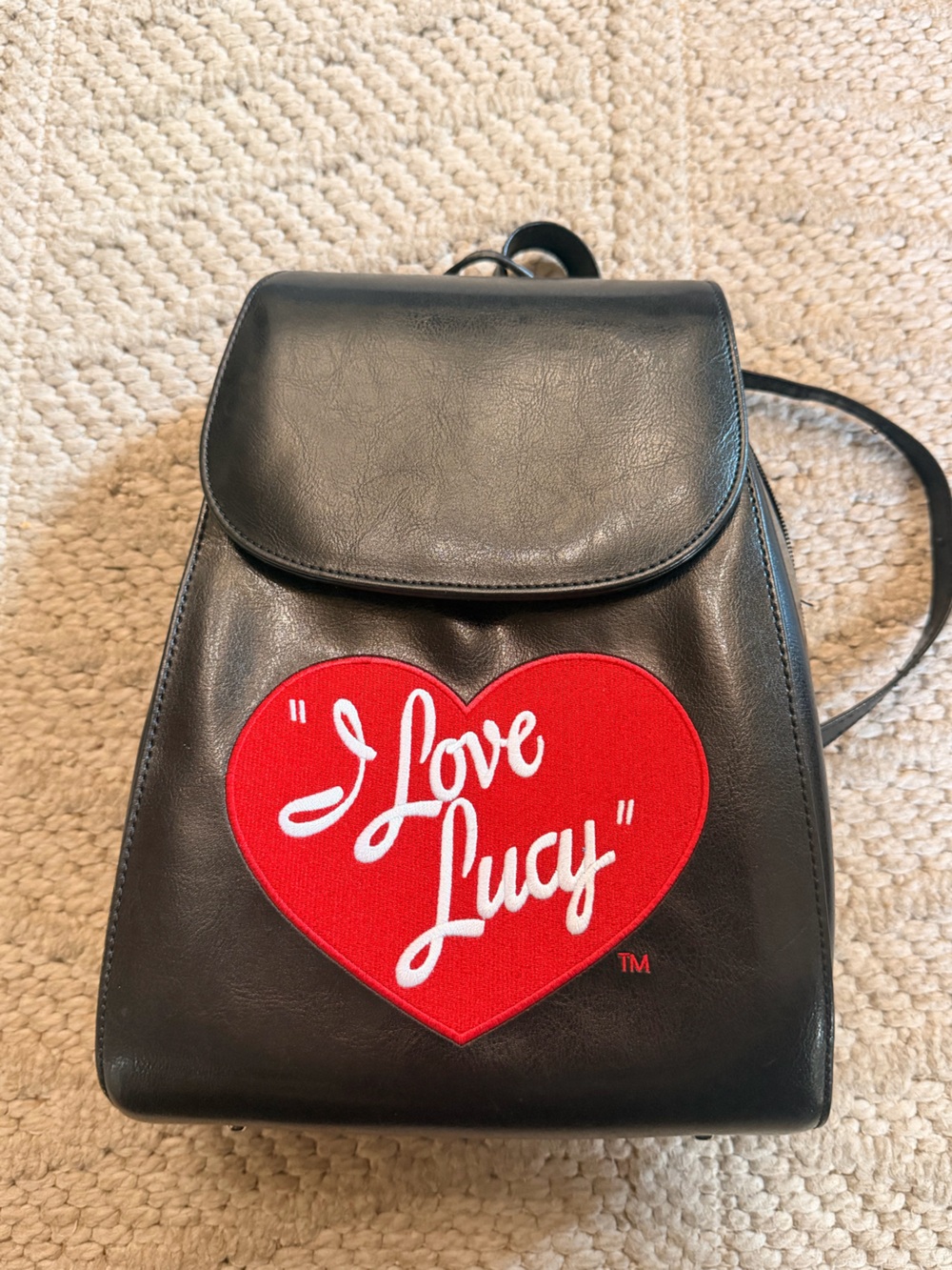 I Love Lucy mini backpack in black